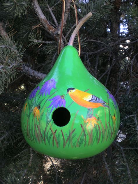 Hand Painted Gourd Birdhouse 2500 Hand Painted Gourds Painted