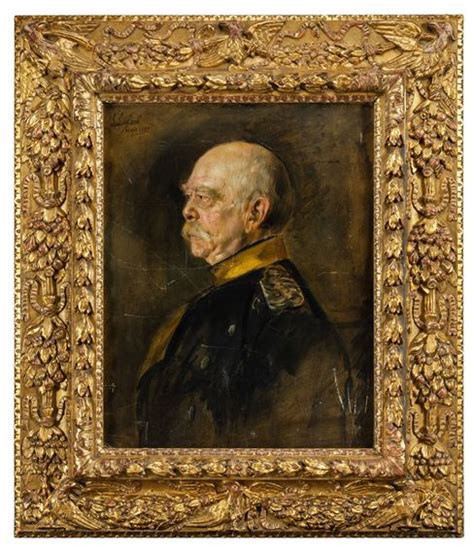 Franz Seraph Von Lenbach Portrait Des Otto Von Bismarck Im Profil