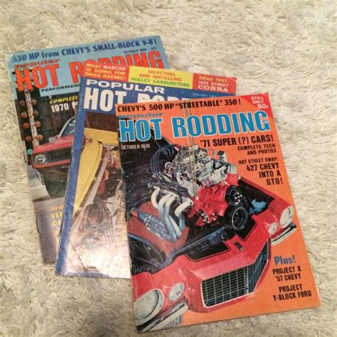 On Hold Hotrod Car Mags 1960s Popular Hot Rodding Magazines 2 Etsy