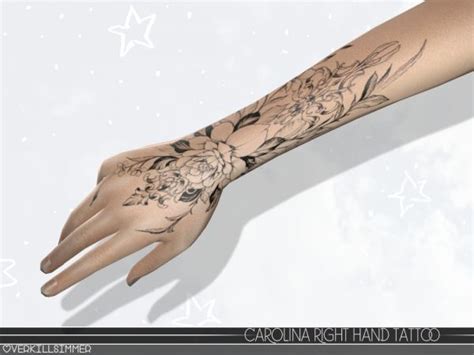 Carolina Right Hand Tattoo The Sims 4 Download Simsdomination