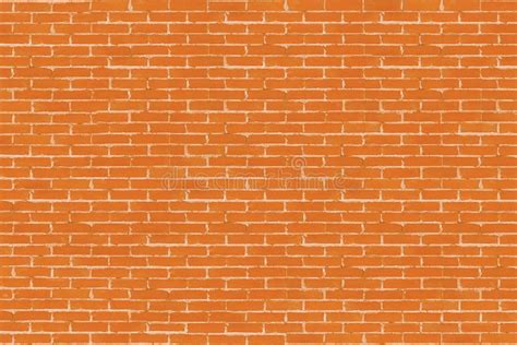 Orange Brick Wall Background Texture Stock Illustration Illustration