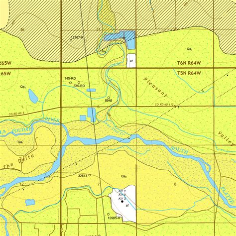 Of 20 06 Geologic Map Of The Kersey Quadrangle Weld County Colorado