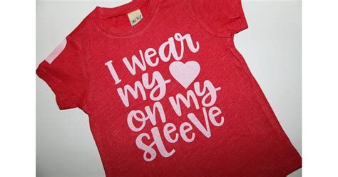 Heart On My Sleeve Tee Valentines Day T Shirts For Kids Popsugar