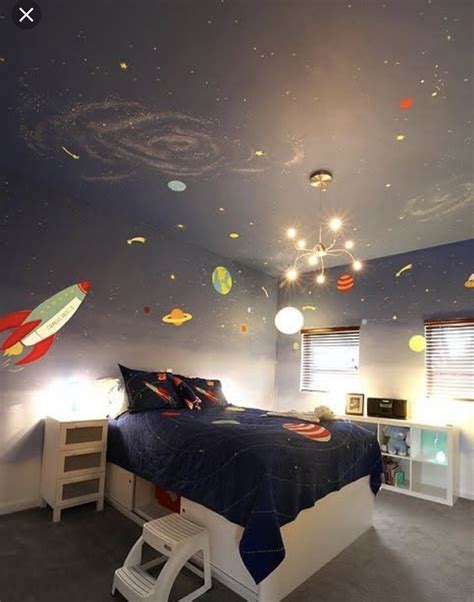 Pin By Sarah C On Space Bedroom Outer Space Bedroom Space Themed