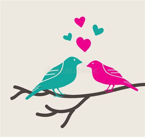 Birds Love Stock Vector Illustration Of Decor Romantic 31940266
