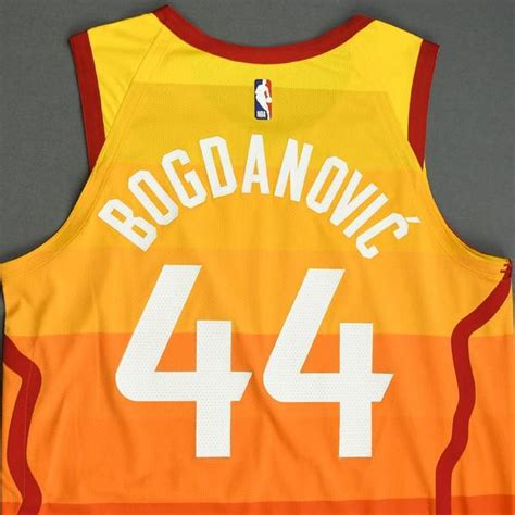 Bogdanovic provides the spacing gobert needs. Bojan Bogdanovic - Utah Jazz - Game-Worn 2nd Half City ...