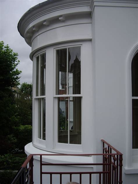 Curved Bay Sash Windows Bay Window Exterior Bay Window House