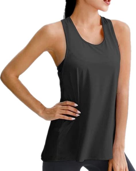 Qandy Womens Sexy Casual Loose Open Side Sleeveless Sport Tank Top Amazonca Clothing And Accessories