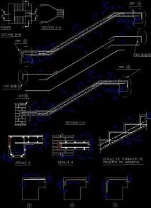 Reinforced Concrete Stair Dwg Section For Autocad Designs Cad