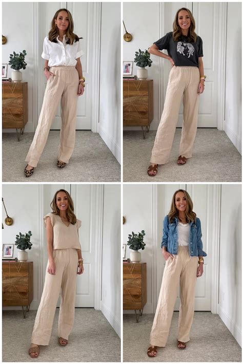 4 Linen Pants Outfits For Spring And Summer Merrick S Art