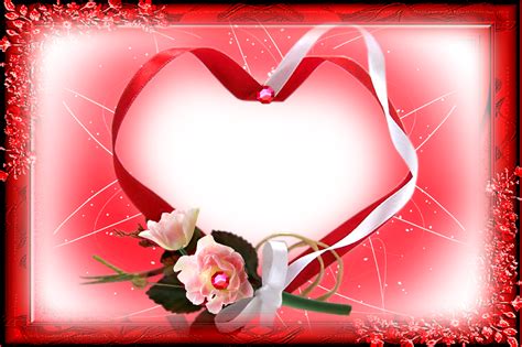 Heart Picture Frame Png Three Red Hearts And Filigree 3d Side Frame