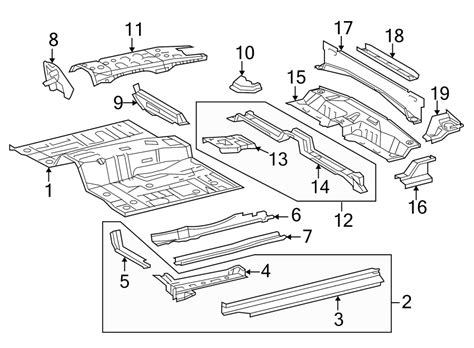 2022 Toyota Tacoma Reinforcement Floor Reinforced Access Cab