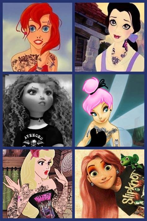 The Punk Disney Characters Emo Disney Walt Disney Disney Girls