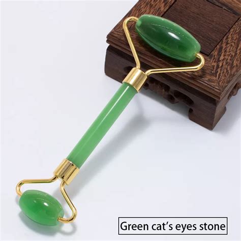 Green Cats Eye Roller Tina Crystals