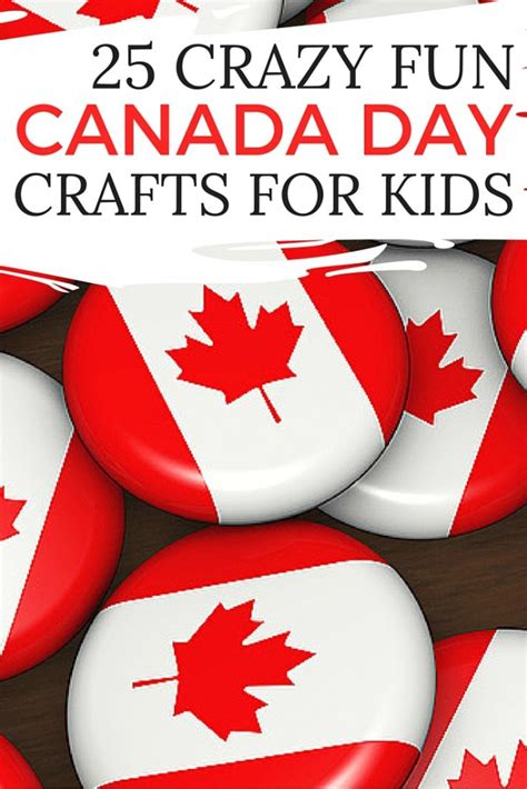 Your little maple leaf will have tons of fun making these easy canada day crafts. 25 crazy fun Canada Day crafts for kids