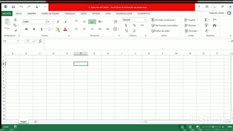 Seleccion De Celdas En Excel Youtube