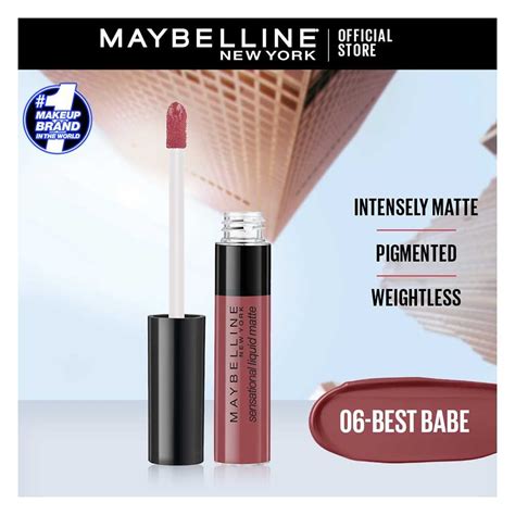 Order Maybelline New York Color Sensational Liquid Matte Lipstick 06