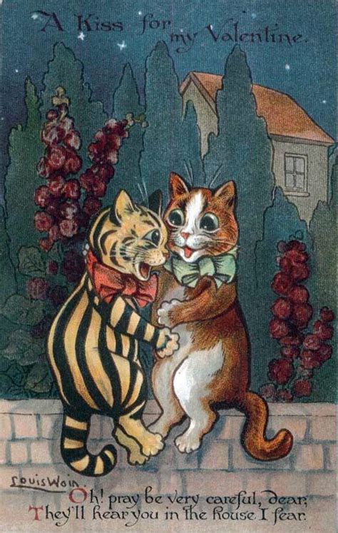 Vintage Holidays Louis Wain Louis Wain Cats Cat Art Illustration