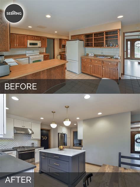 Justin And Carinas Kitchen Before And After Pictures Home