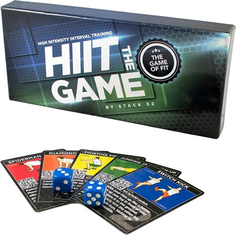 Got A Friend Whose Into Fitness This HIIT Game Contains Cards And Dice