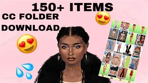 Huge Sims 4 Cc Haul150 Items Cc Folder Download Youtube