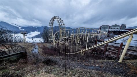 Abandoned Ghost Town Theme Park On A Mountain Youtube