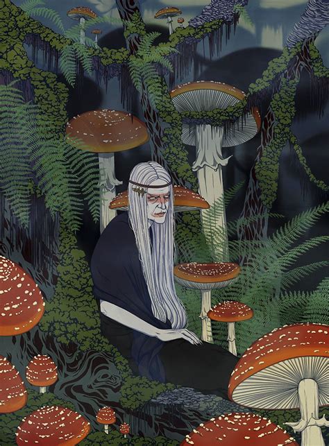Baba Yaga Slavic Mythology Fairytale Art Psychedelic Art Witch Art