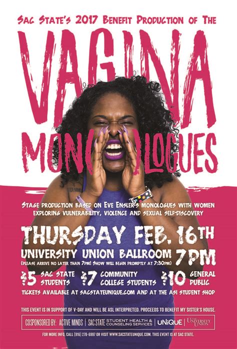The Vagina Monologues Performance Sacramento