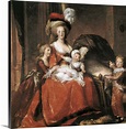Marie Antoinette and her Children. Detail. 1787 Wall Art, Canvas Prints ...