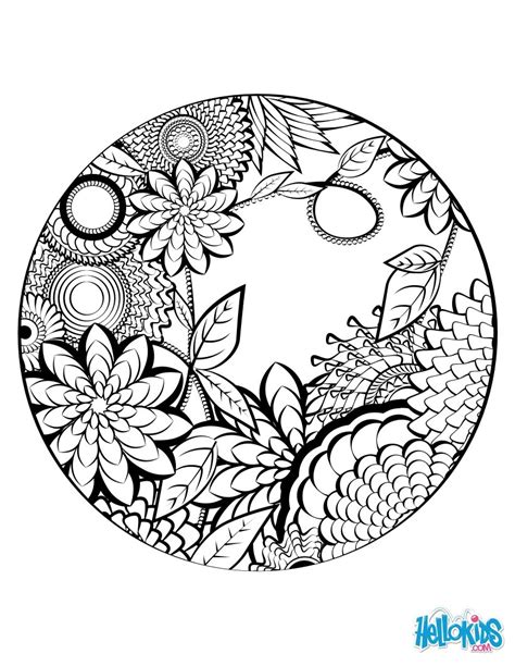 Pypus is now on the social networks, follow him and get latest free coloring pages and much more. Mandala coloring page coloring pages - Hellokids.com
