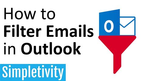 How To Filter Emails In Outlook Rules For A Cleaner Inbox Youtube