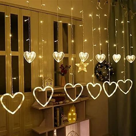 Led Heart Shape Curtain String Lights At Rs 998piece Led String
