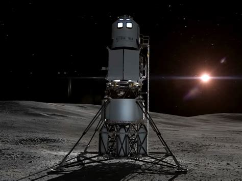 Blue Origin Lunar Lander Delivered To Nasa For Testing Techeblog