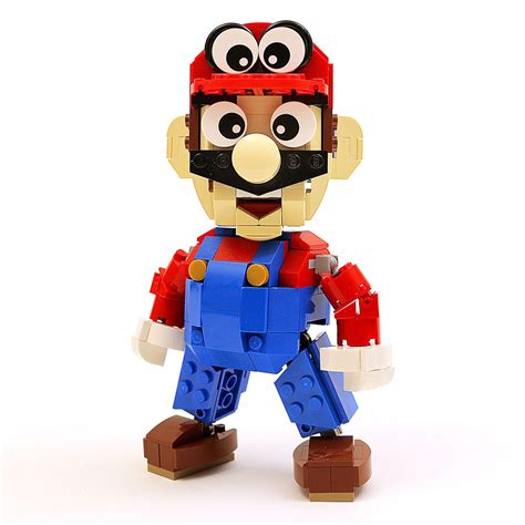 Instructions Parts List For Custom Lego Nintendo Mario Odyssey Figure
