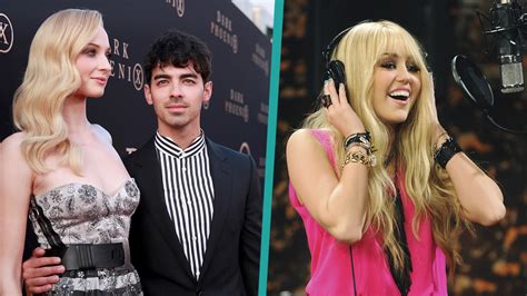 Miley Cyrus Surprises Joe Jonas Sophie Turner With Extravagant Hannah Montana Gift Access