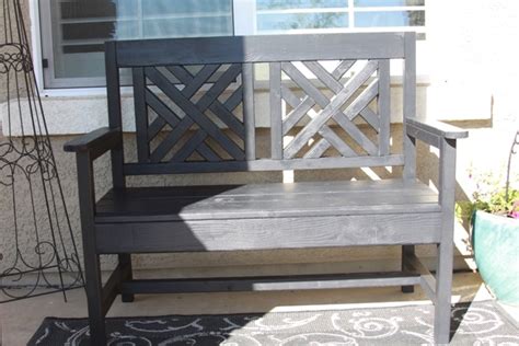 Ana White Woven Back Bench Diy Projects