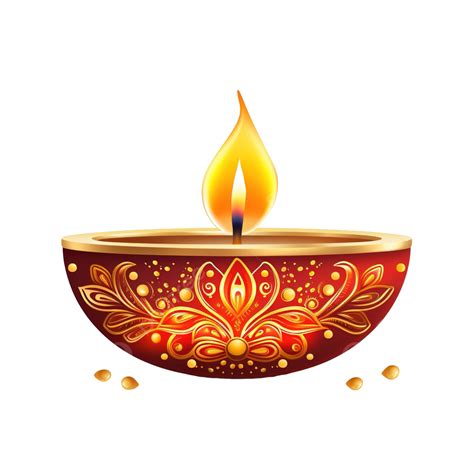รูปhappt Diwali ปรารถนาการออกแบบการ์ดอวยพรด้วยการเผา Diya Png พื้น