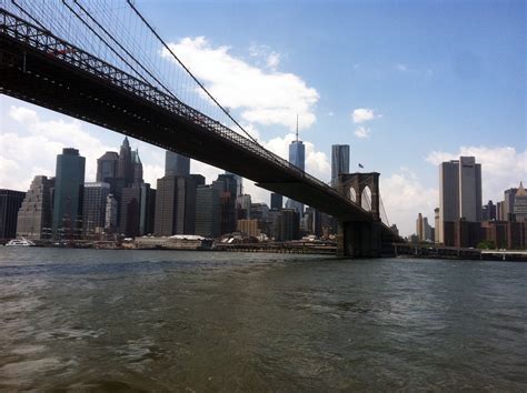 The Manhattan And Brooklyn Bridges As Photographed From The Brooklyn