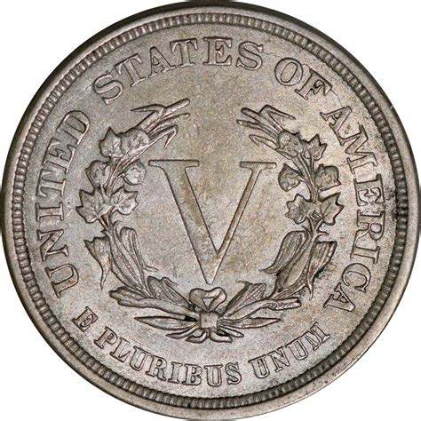1883 Liberty Head V Nickel No Cents Grade Au Good Ole Toms