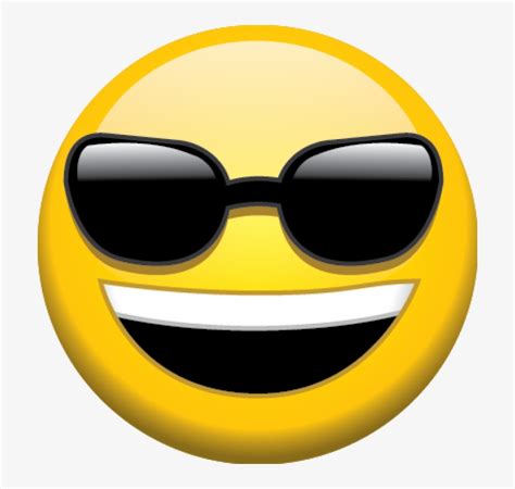 Sunglasses Emoji Transparent Background Cool Emoji No Background