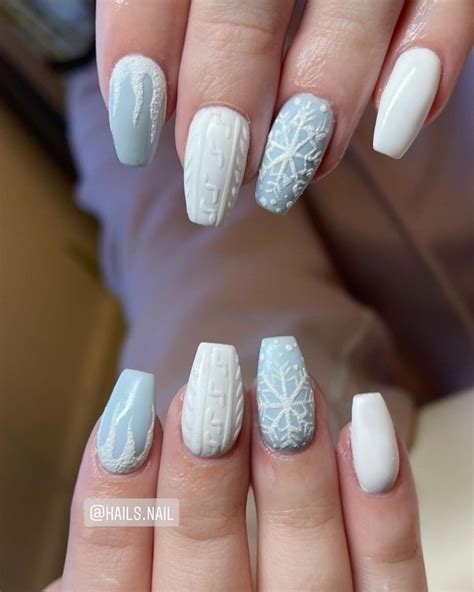 Discover 143 Blue Nails In Winter Best Noithatsivn