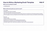 Marketing Email Templates: How To Write & Examples