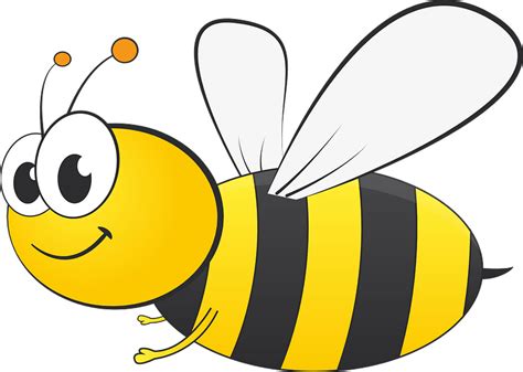 Flying Cartoon Bee Clipart Free Download Transparent Png Creazilla