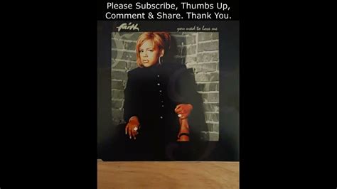 Faith Evans You Used To Love Me Single Version Cd Release Year 1995 Youtube