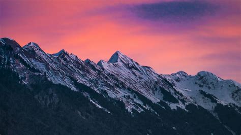 Download Wallpaper 1920x1080 Mountains Clouds Dusk