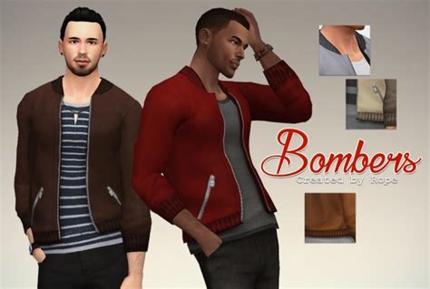 Simsontherope Bombers Jacket • Sims 4 Downloads