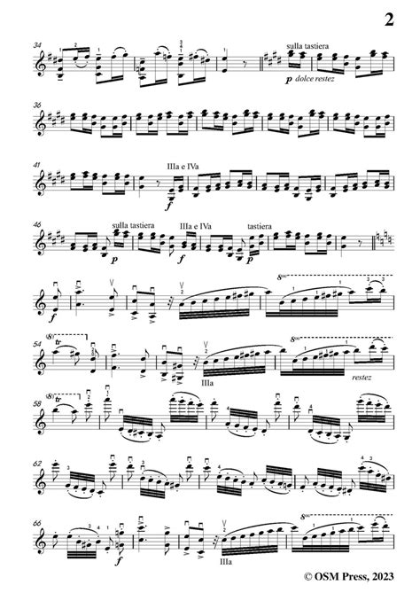 Paganini Caprice No9op1 No9in E Majorfor Solo Violin Open Sheet
