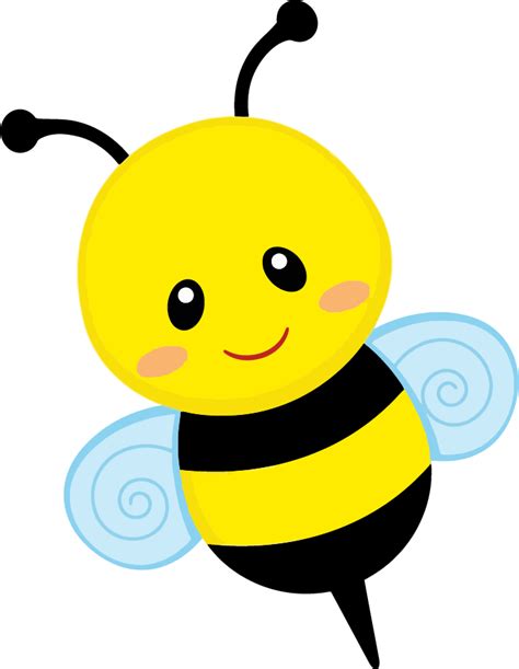 Honey Bee Clipart Kawaii Clipart Bumble Bee Png Summer Clipart Etsy