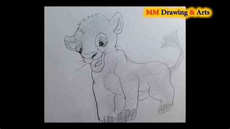 How To Draw Nala Sketch Pencil Sketch Nala From The Lion King Mm