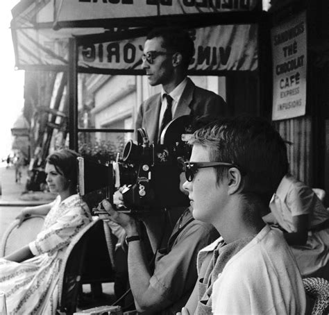 Raymond Cauchetier Jean Paul Belmondo On The Set Of A Bout De Souffle